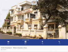 Tablet Screenshot of hotelhomeland.net